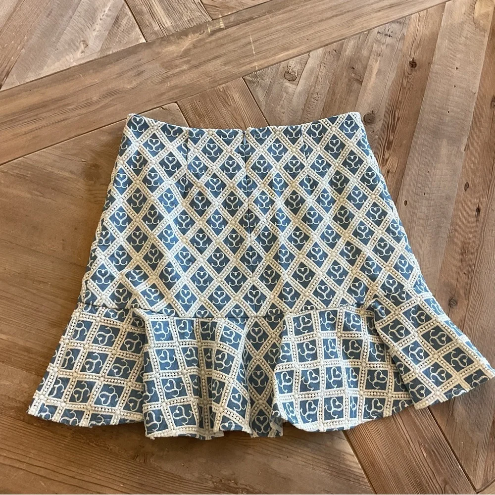 Sandro Mafalda Monogram Flared Skirt‎